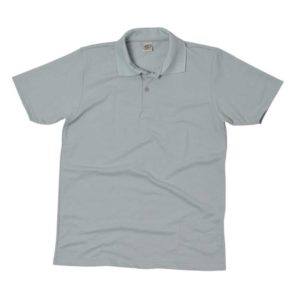 CAMISA POLO PIQUET CINZA CLARO