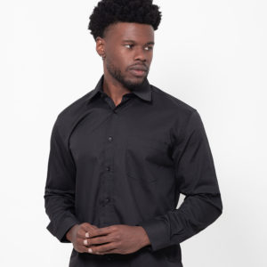 CAMISA SOCIAL PASSA FÁCIL PRETA