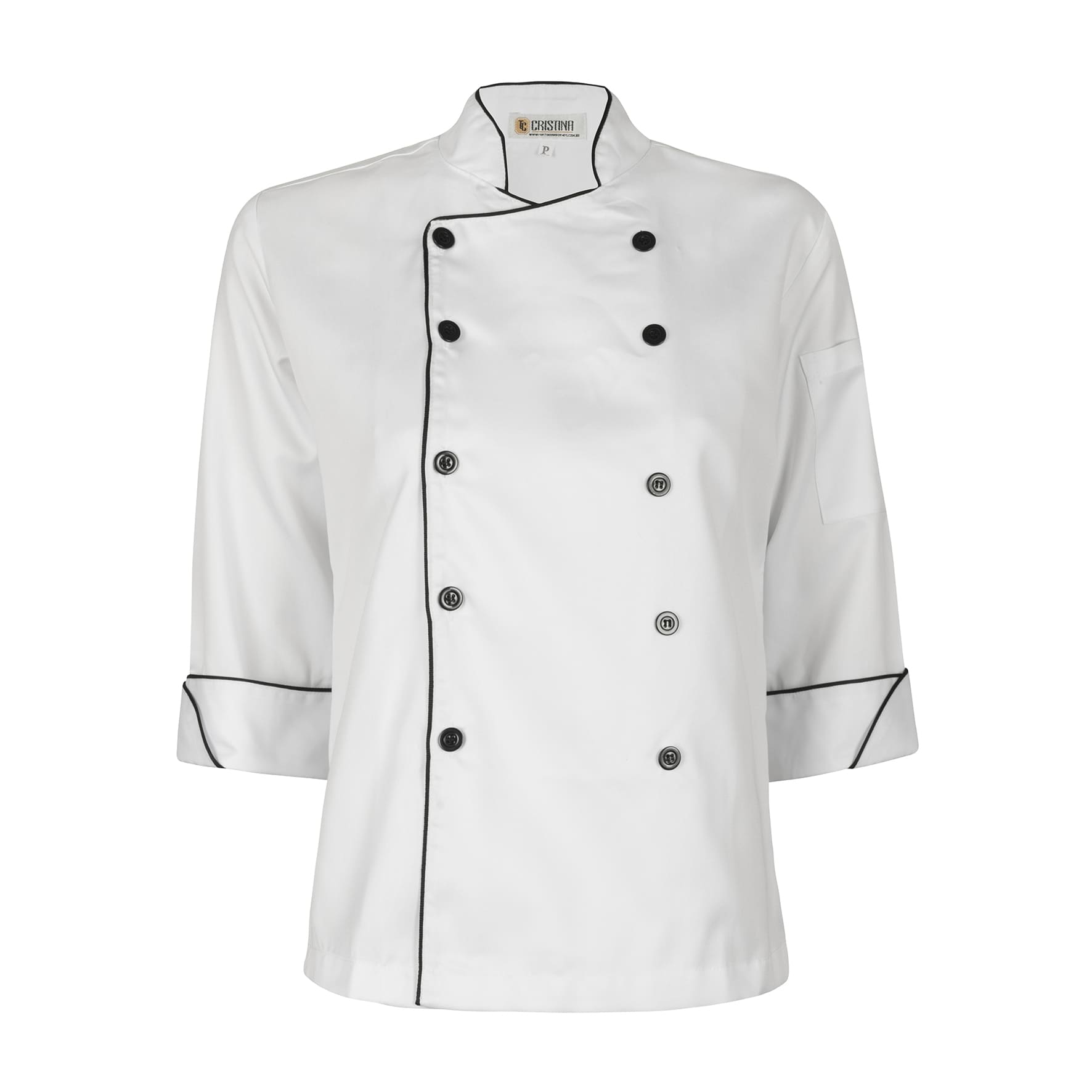 DÓLMÃ FEMININA MANGA 3/4 BRANCO