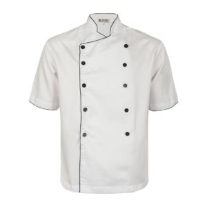 DÓLMÃ MASCULINA MANGA CURTA BRANCA