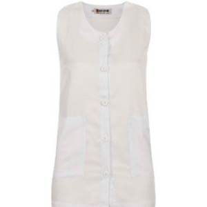 JALECO FEMININO SEM MANGA